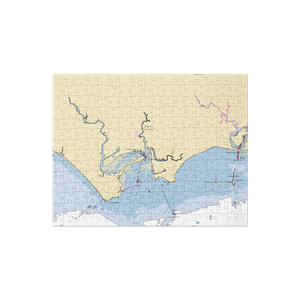 Lobster Landing (Clinton, CT) NOAA Chart Jigsaw Puzzle