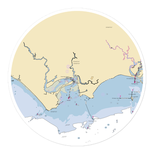 Lobster Landing (Clinton, CT) NOAA Chart Sticker