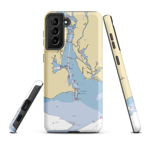 Saybrook Point Marina (Old Saybrook, CT) NOAA Chart Samsung Phone Case