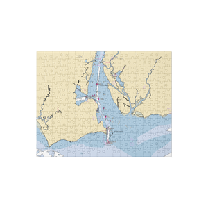 Saybrook Point Marina (Old Saybrook, CT) NOAA Chart Jigsaw Puzzle