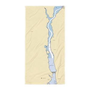 MWR Thamesview Marina (Groton, CT) NOAA Chart Towel