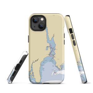 Three Belles Marina (Niantic, CT) NOAA Chart  Tough iPhone Case