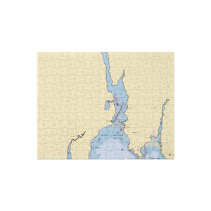 Three Belles Marina (Niantic, CT) NOAA Chart Jigsaw Puzzle