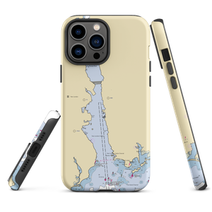 Thames Harbor Inn and Marina (Groton, CT) NOAA Chart  Tough iPhone Case