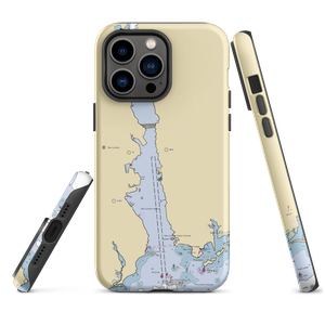 Thames Harbor Inn and Marina (Groton, CT) NOAA Chart  Tough iPhone Case