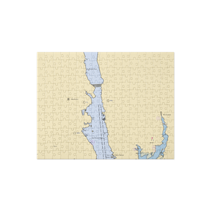 Thames Harbor Inn and Marina (Groton, CT) NOAA Chart Jigsaw Puzzle