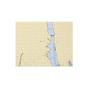 New London Waterfront Park (Groton, CT) NOAA Chart Jigsaw Puzzle