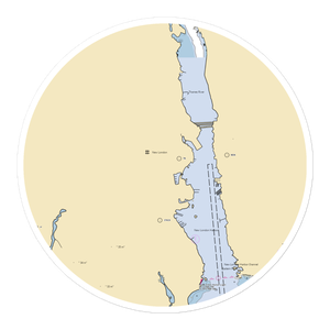 Crocker's Boatyard, Inc. (Groton, CT) NOAA Chart Sticker