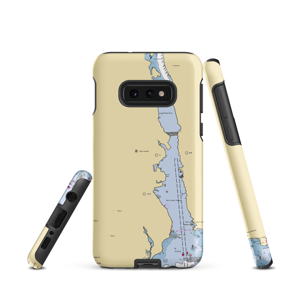 Breakwater Marine Services (Groton, CT) NOAA Chart Samsung Phone Case Samsung Galaxy S10e model shown