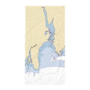 Boats Inc (Niantic, CT) NOAA Chart Towel