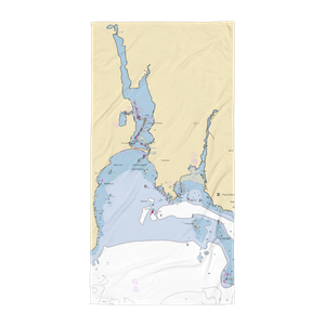 Waddy's Mago Point Marina (Niantic, CT) NOAA Chart Towel