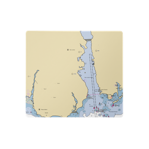 Fort Trumbull Marina (Groton, CT) NOAA Chart  Gaming Mouse Pad