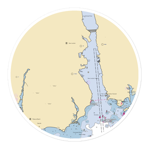 Fort Trumbull Marina (Groton, CT) NOAA Chart Sticker