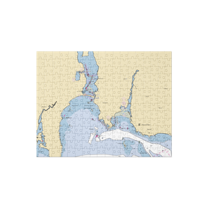 Captain John's Sportfishing Center (Niantic, CT) NOAA Chart Jigsaw Puzzle