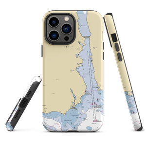 Ferry Slip Dockominium Assn. (Groton, CT) NOAA Chart  Tough iPhone Case