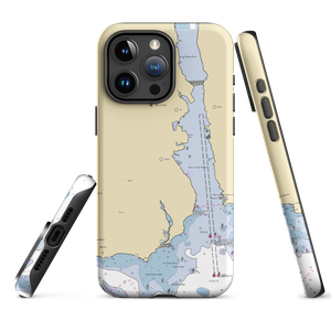 Ferry Slip Dockominium Assn. (Groton, CT) NOAA Chart  Tough iPhone Case