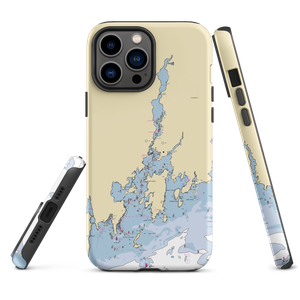 Steamboat Inn (West Mystic, CT) NOAA Chart  Tough iPhone Case