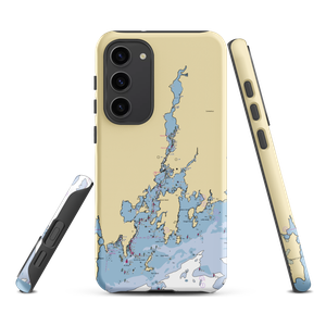 John I. Carija & Son Boat Works (West Mystic, CT) NOAA Chart Samsung Phone Case