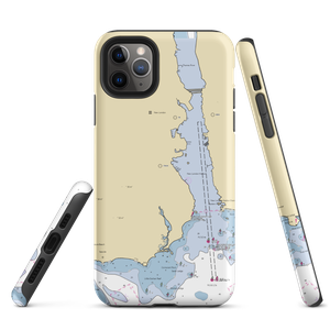 Burr's Marina (Groton, CT) NOAA Chart  Tough iPhone Case