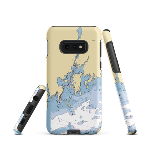 Mystic Shipyard West (West Mystic, CT) NOAA Chart Samsung Phone Case