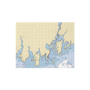 Noank Marine Service (West Mystic, CT) NOAA Chart Jigsaw Puzzle