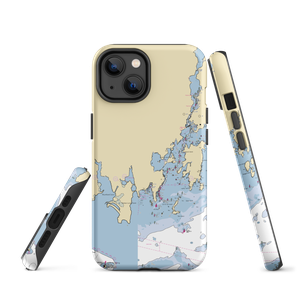 Ram Island Yacht Club (West Mystic, CT) NOAA Chart  Tough iPhone Case