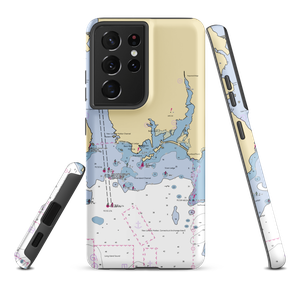 Pine Island Marina (Groton, CT) NOAA Chart Samsung Phone Case