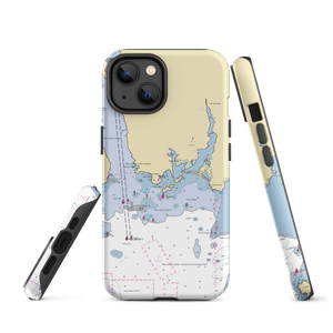 Pine Island Marina (Groton, CT) NOAA Chart  Tough iPhone Case