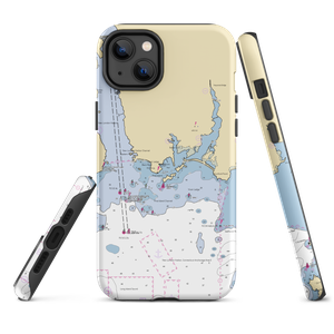 Pine Island Marina (Groton, CT) NOAA Chart  Tough iPhone Case