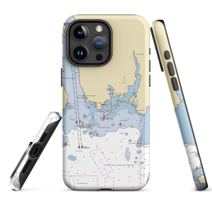 Pine Island Marina (Groton, CT) NOAA Chart  Tough iPhone Case