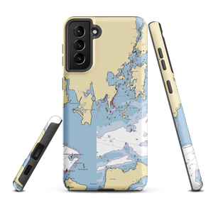 Maxwell Boat Yard (West Mystic, CT) NOAA Chart Samsung Phone Case