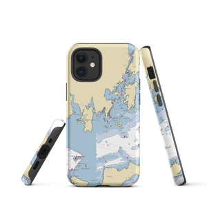 Maxwell Boat Yard (West Mystic, CT) NOAA Chart  Tough iPhone Case