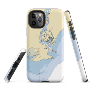 Knapps Landing (Botsford, CT) NOAA Chart  Tough iPhone Case