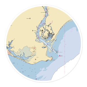 Breakwater Key (Botsford, CT) NOAA Chart Sticker