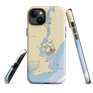 Housatonic Boat Club (Stratford, CT) NOAA Chart  Tough iPhone Case