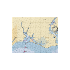 East End Yacht Club (Bridgeport, CT) NOAA Chart Jigsaw Puzzle