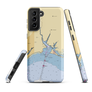 Lou's Boat Basin (Bridgeport, CT) NOAA Chart Samsung Phone Case