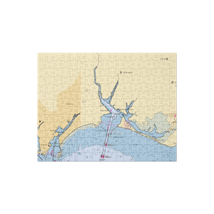 Lou's Boat Basin (Bridgeport, CT) NOAA Chart Jigsaw Puzzle