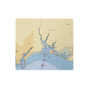 Lou's Boat Basin (Bridgeport, CT) NOAA Chart  Gaming Mouse Pad