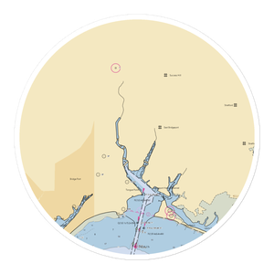 Ryan's Marine Services (Bridgeport, CT) NOAA Chart Sticker