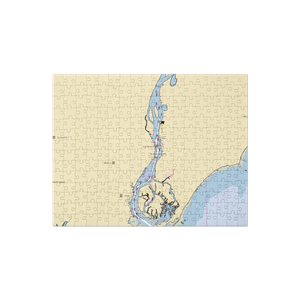 Valley Yacht Club (Stratford, CT) NOAA Chart Jigsaw Puzzle