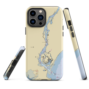 Dockside Marina @DocksideBrewery (Stratford, CT) NOAA Chart  Tough iPhone Case