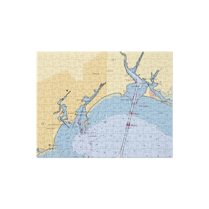 Cedar Marina (Bridgeport, CT) NOAA Chart Jigsaw Puzzle