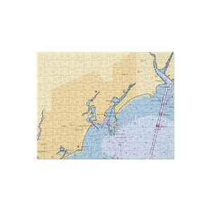 Captain's Cove Seaport (Bridgeport, CT) NOAA Chart Jigsaw Puzzle