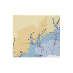 Captain's Cove Seaport (Bridgeport, CT) NOAA Chart  Gaming Mouse Pad