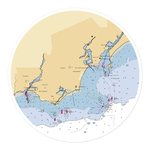 South Benson Marina (Bridgeport, CT) NOAA Chart Sticker