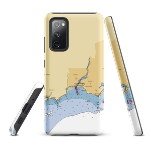 Pequot Yacht Club (Southport, CT) NOAA Chart Samsung Phone Case