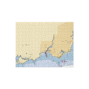 Pequot Yacht Club (Southport, CT) NOAA Chart Jigsaw Puzzle