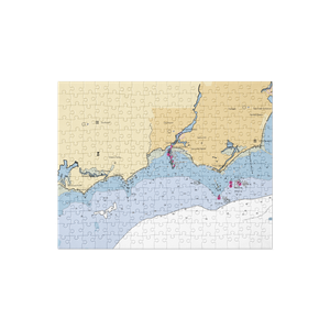 Ye Yacht Yard (Southport, CT) NOAA Chart Jigsaw Puzzle