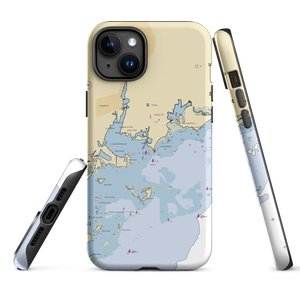 Ned Dimes Marina (Westport, CT) NOAA Chart  Tough iPhone Case